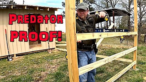 Predator Proof Chicken Coop Construction Progress. And How Is The Garden Coming Along??