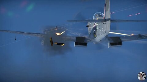 SPITFIRE Saves B-17 From BF109! (Fullscreen HD)