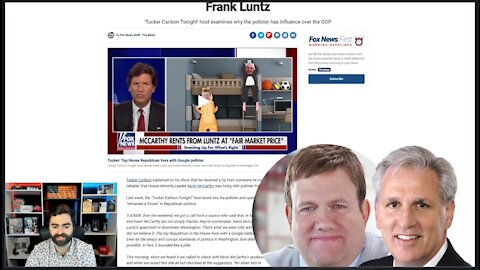 Kevin McCarthy LIVES WITH Frank Luntz In DC | Establishment GOP Is G-A-Y!