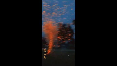 Epic fail: Phantom firework tube instantly explodes
