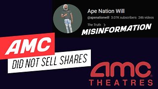 AMC - Insiders Did Not Sell Shares - Misinformation @apenationwill