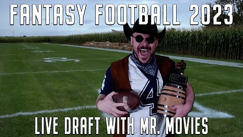 Fantasy Football 2023 | Live Draft with Mr. Movies