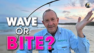 How You Detect a BITE & Hook the Fish! Beach Fishing Basics ✅