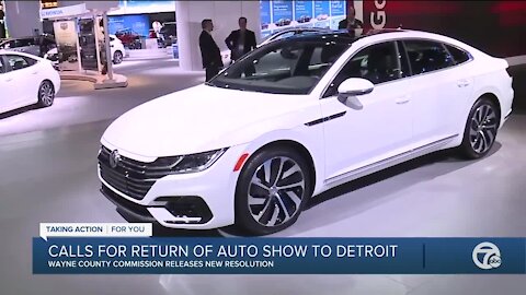 Wayne County Commission wants Auto show back in Detroit