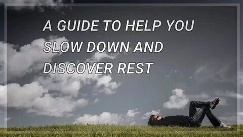 a guide to help you slow down and discover rest -daaglikse woord