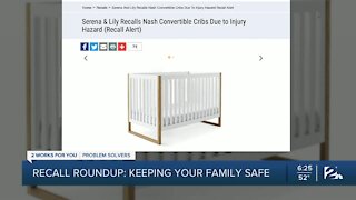 PS Recall Roundup: Brand toddler cribs pose injury hazard