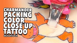 Charmander Color Packing Close Up Tattoo