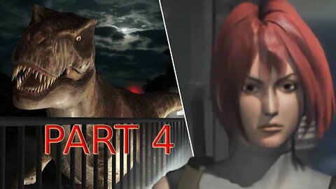 DINO CRISIS Walkthrough Gampeplay, ps1 horror survival game, improved graphics part 4