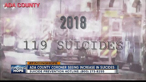 FINDING HOPE: Ada County Coroner's Office impacted by increasing suicide rates