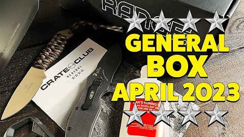 Crate Club Tactical Survival Box: Spring 2023 General Box (Unboxing)