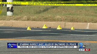 Stabbing suspect shot, killed by Baltimore County Police