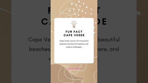 Fun Facts Cape Verde