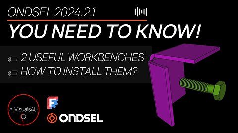 🧱 2 USEFUL Ondsel Workbenches - FreeCAD Addon Manager - FreeCAD Install Workbench | #Shorts