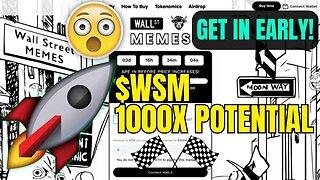 ⚠️ WSM Crypto PreSale Alert | Wall Street Memecoin on 🔥🔥