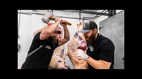 Thor's Hammer Mjolnir Forged From Beef Shank | The Bearded Butchers