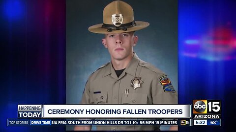 Ceremony honoring fallen DPS troopers