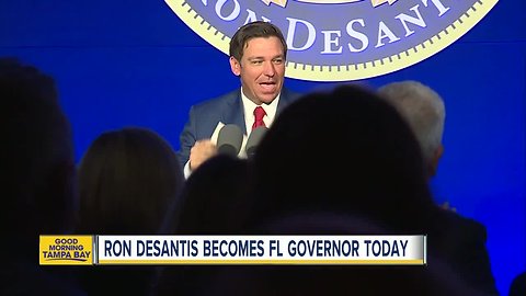 Ron DeSantis becomes Florida governor today