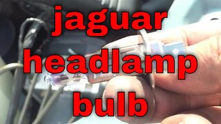 QUICK FOLLOW Headlamp bulb Replacement Jaguar X-Type √ Fix it Angel