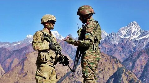 Indian Army And US Army Airborne Units Conduct War Games Near LAC