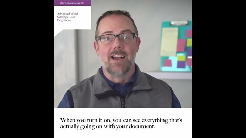 Advanced Word Settings ... for Beginners!