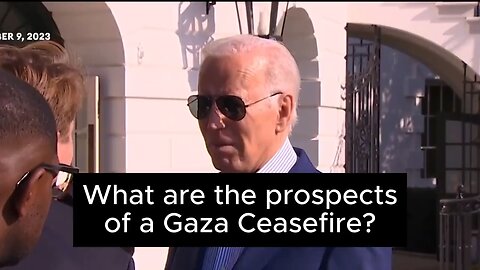 VIDEO: US President Joe Biden has declared that there is "no possibility" of a ceasefire in Gaza