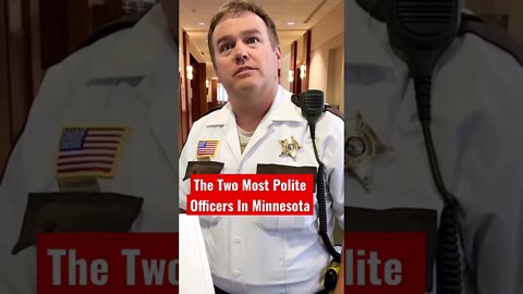 The Two Nicest Police Officers In Minnesota Officer Murphy Sgt. Swarzoff #shorts #1stamendment