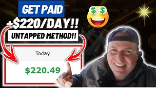 Get Paid +$220 EVERY Day! (UNTAPPED METHOD!) | Make Money Online For Beginners 2023 #shorts