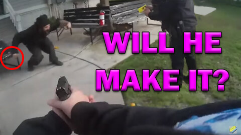 Man With Hammer Attacks Cops On Video! LEO Round Table S07E09b