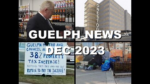 Guelphissauga News: Conestoga's Blacklist Calamity, Tax Protests, & the Mayor does Math | Dec 2023