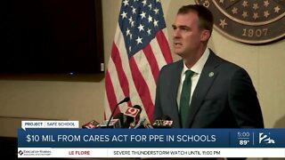 $10M from CARES Act for PPE in Schools