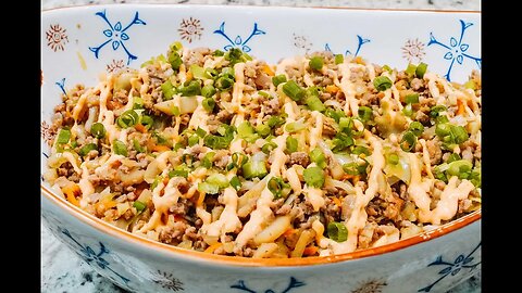 Egg Roll in a Bowl is one of our favorite quick dinners!