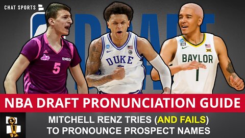 HILARIOUS 2022 NBA Draft Pronunciation Guide