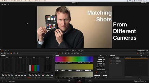 DaVinci Resolve 11: Learning to Match Shots from Different Cameras