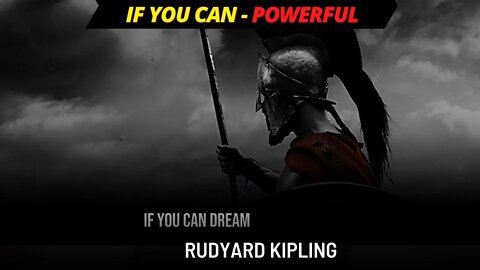 IF Only - Rudyard Kipling #motivation #powerful #poetry #inspiration