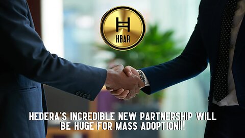 Hedera's INCREDIBLE New Partnership Will Be HUGE For MASS ADOPTION!!!