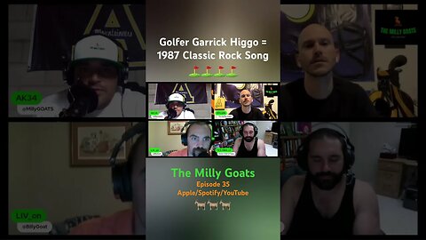 GOLFER = CLASSIC ROCK SONG #podcast #dfs #draftkings #golf #pga #trending #short #garrickhiggo #liv