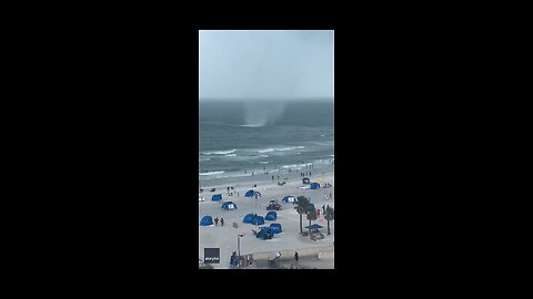 Raging Skies: Florida Beach Braces for Storm Surge