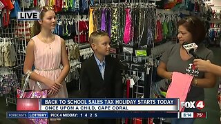 Back to school sales tax free weekend begins today