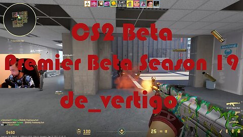 CS2 Beta - Premier Matchmaking 19 - Beta Season - 12,451 Rating - de_vertigo