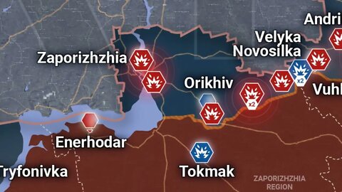Ukraine War Update Rybar Map for October 27, 2022 Belarus, Starobelsk, Kherson,