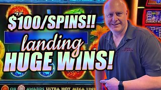 $100 SPINS! 🔥 High Limit Ultra Hot Mega Link Slot Night 🔥 Huge Jackpot WINS!