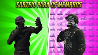 GTA 5 - SORTEIO DAS CONTAS DE MEMBROS!