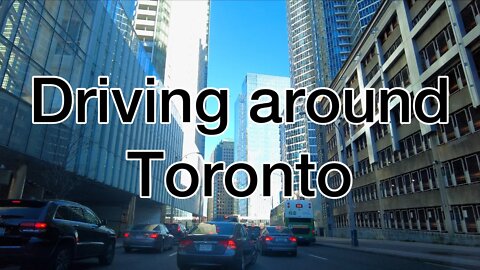 Driving around Downtown Toronto - Kannada Travel Vlog