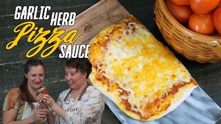 Garlic Herb Pizza Sauce [Recipe and Canning Tutorial]