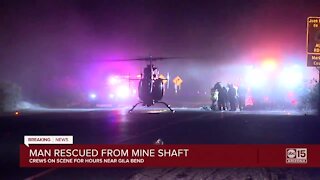 Man rescued from a mine shaft near Gila Bend