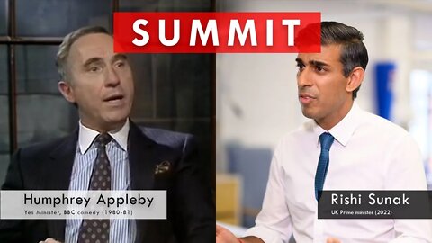 Who runs the country while a PM is at a SUMMIT? - Yes Minister | Rishi Sunak