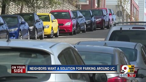 Homeowners near University of Cincinnati caught in parking squeeze, want help