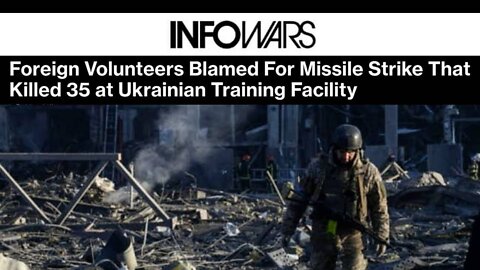 Foreign Volunteers Blamed For Missile Strike That Killed 35 at Ukrainian Training Facility