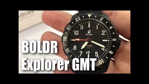 BOLDR Explorer GMT Black Steel Watch Review