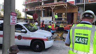 Construction accident at luxury high rise in downtown West Palm Beach